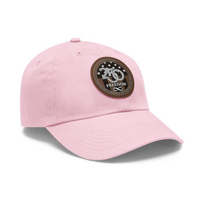 Freedom 250 Leather Patch Dad Hat