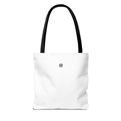 Cat Count Tote — minimalist "un, deux, trois" kitten illustration tote bag