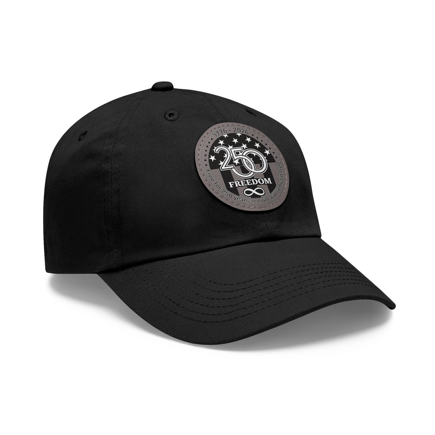 Freedom 250 Leather Patch Dad Hat