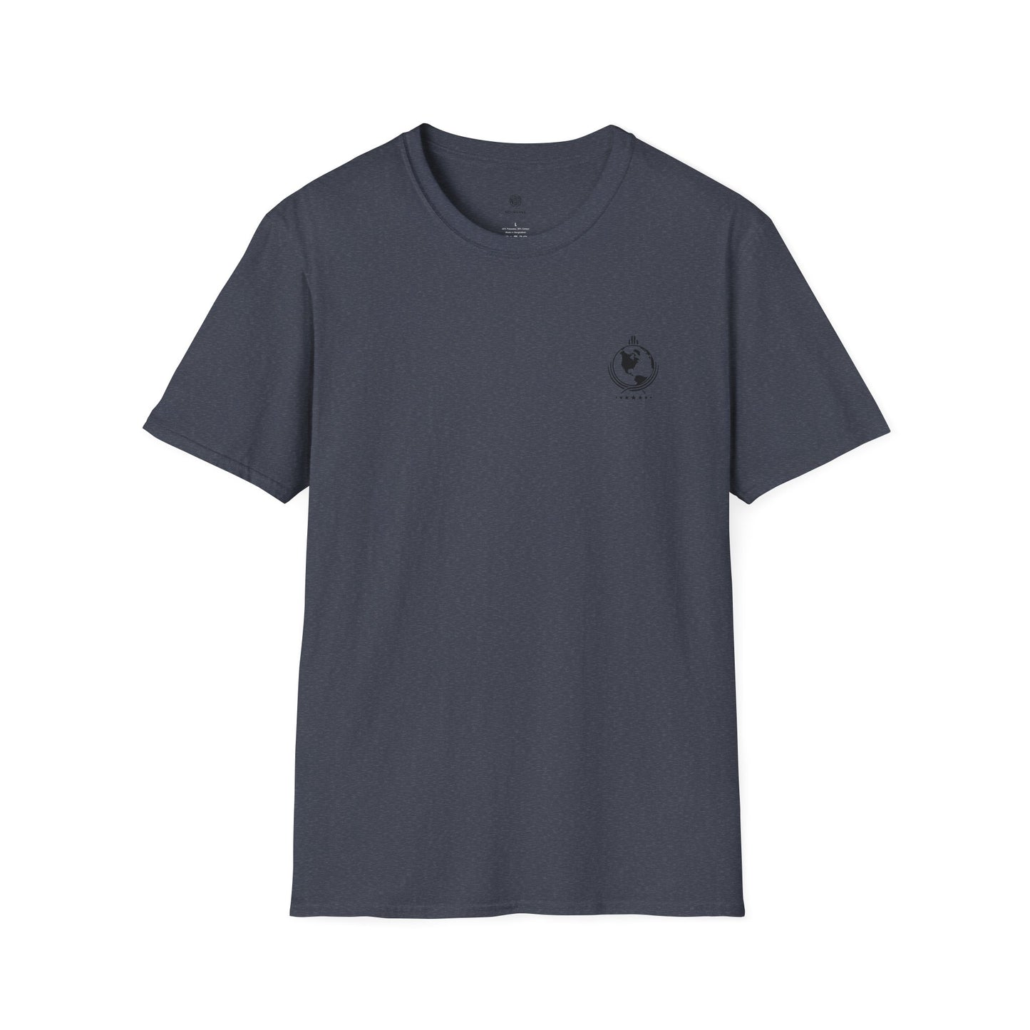 Helldriver Lucy Liberty T-Shirt — Retro Watersport Illustration ("Live Fast, Stay Salty")