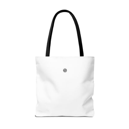 Cat Count Tote — minimalist "un, deux, trois" kitten illustration tote bag
