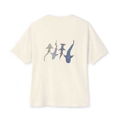 Hammerhead Sharks Graphic Tee — Minimal Ocean Surf Shirt