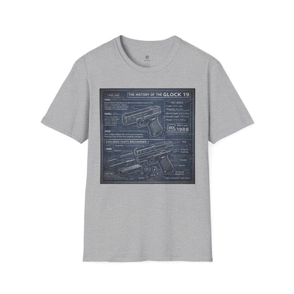 Glock 19 Blueprint T-Shirt
