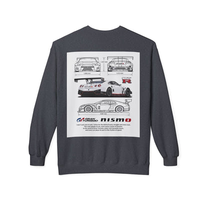 NISMO GT-R Illustration Crewneck Sweatshirt — "I don't chase trophies, I chase the feeling"