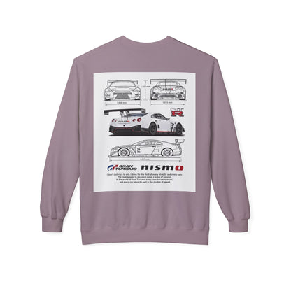 NISMO GT-R Illustration Crewneck Sweatshirt — "I don't chase trophies, I chase the feeling"