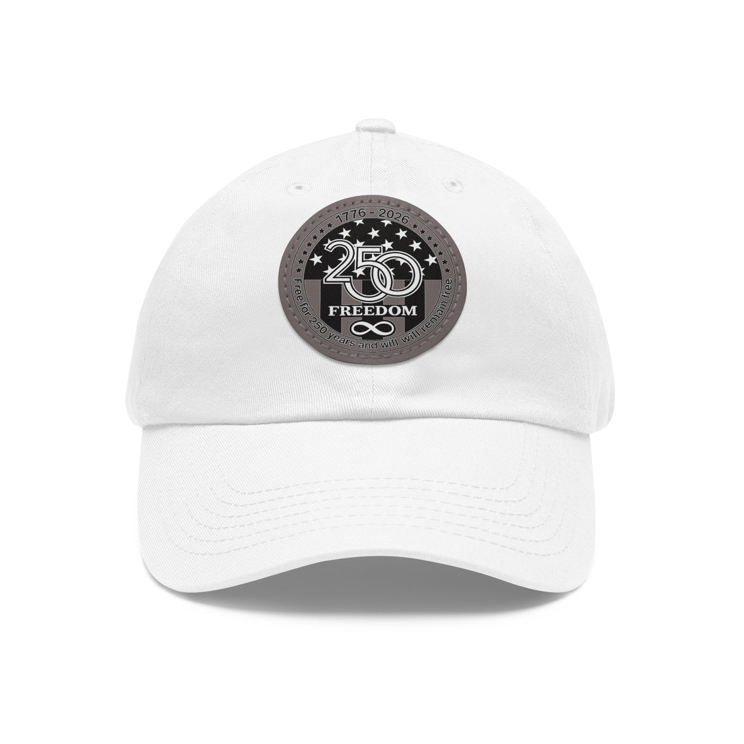 Freedom 250 Leather Patch Dad Hat