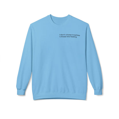 NISMO GT-R Illustration Crewneck Sweatshirt — "I don't chase trophies, I chase the feeling"
