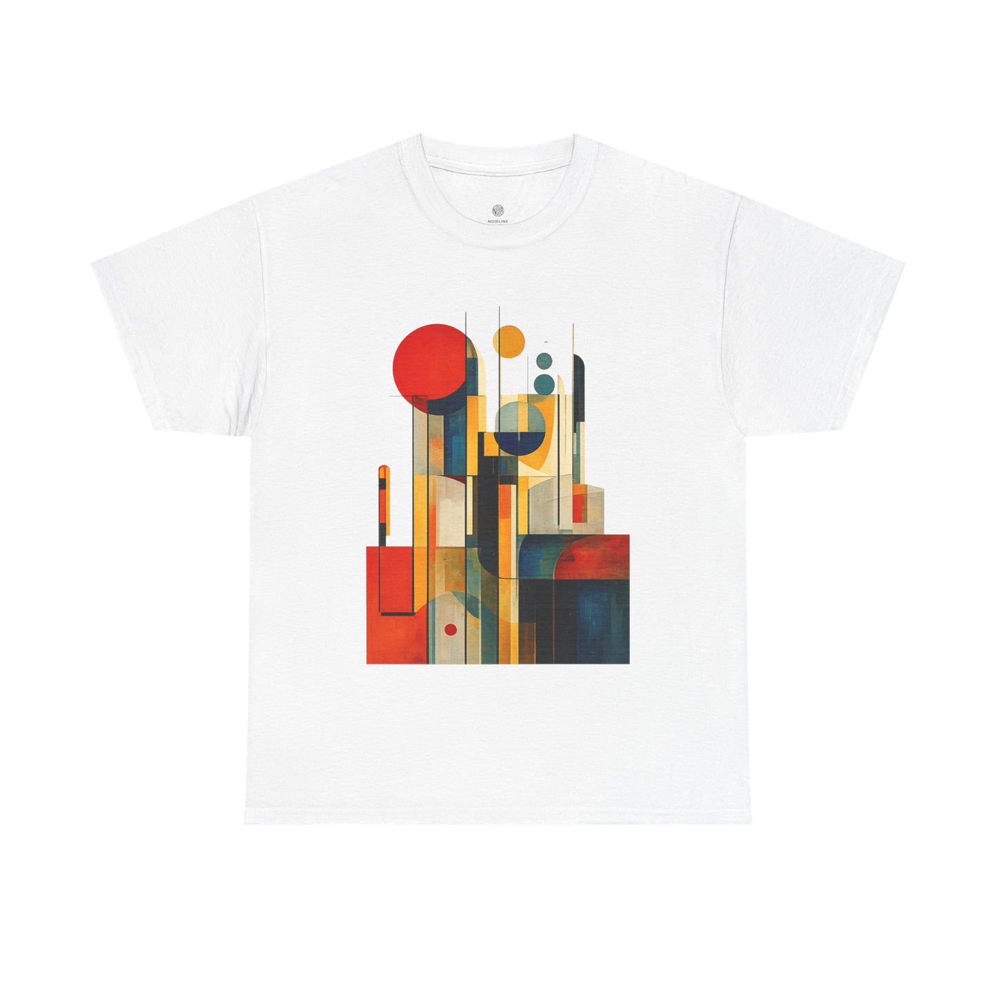 Abstract Geometric Cityscape T-Shirt