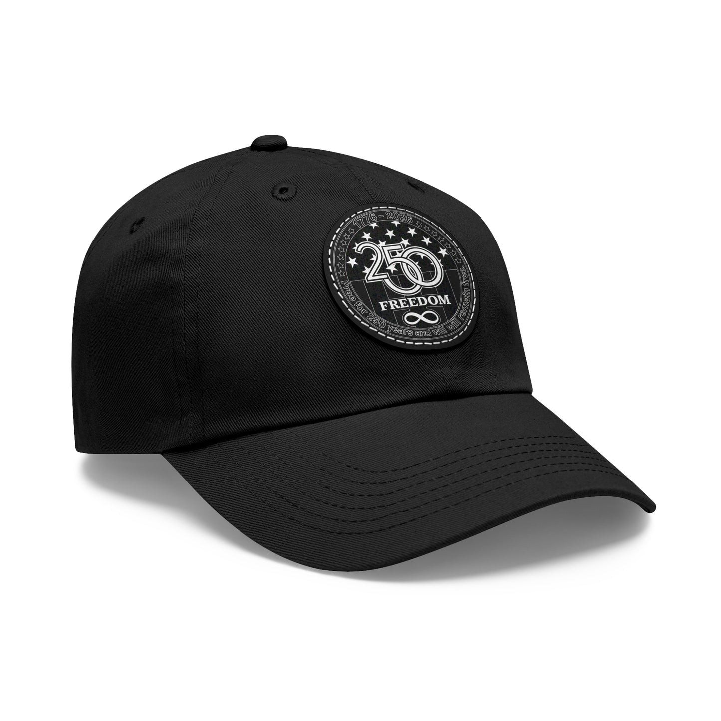 Freedom 250 Leather Patch Dad Hat
