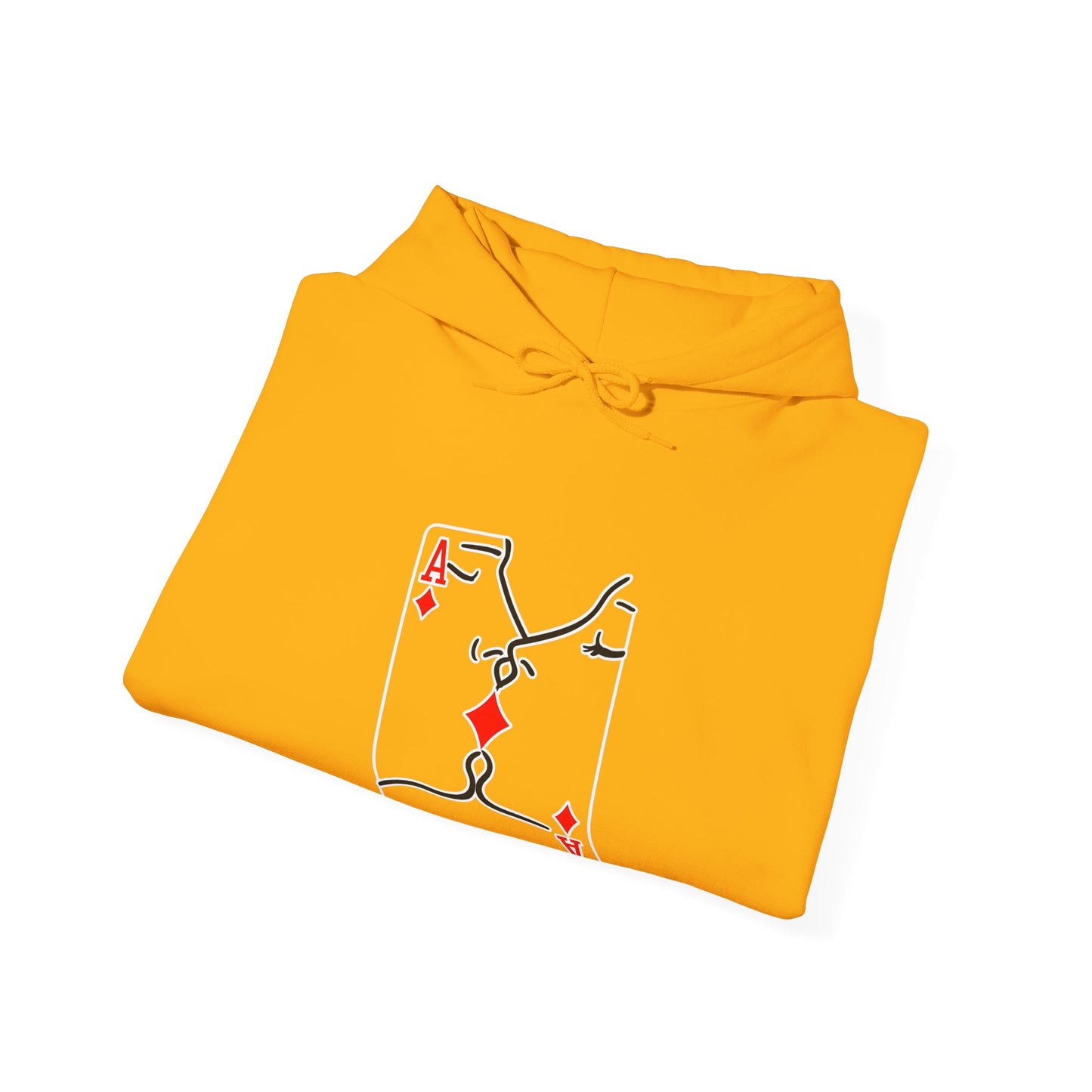 Ace of Diamonds Minimalist Hoodie