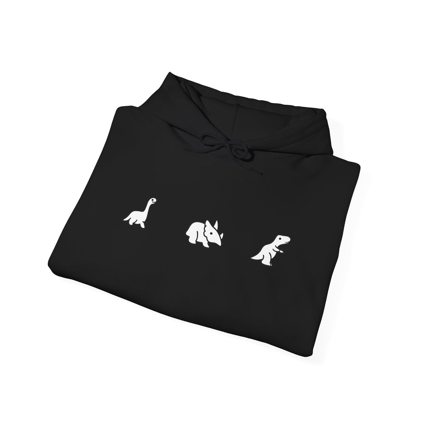 Minimal Dinosaur Trio Hoodie