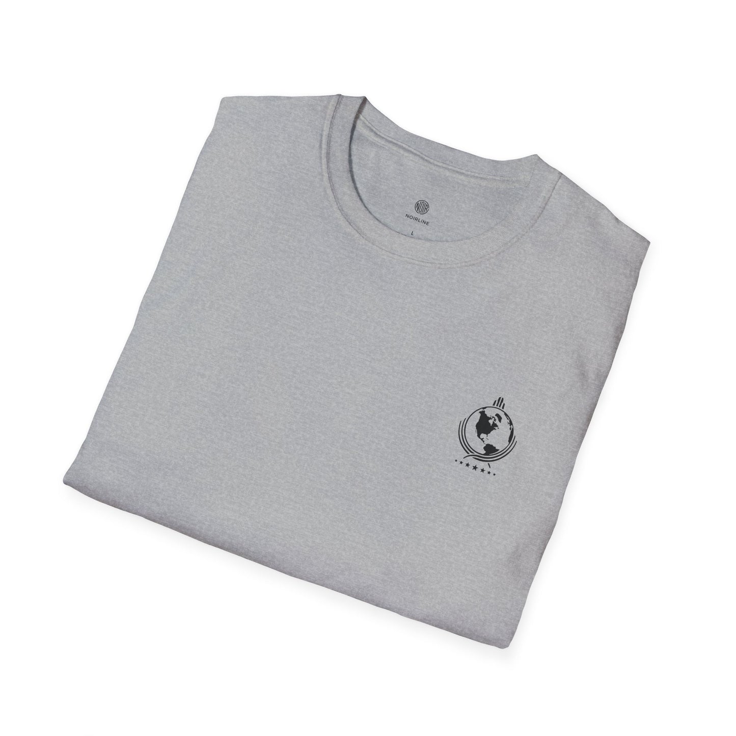 Helldriver Lucy Liberty T-Shirt — Retro Watersport Illustration ("Live Fast, Stay Salty")