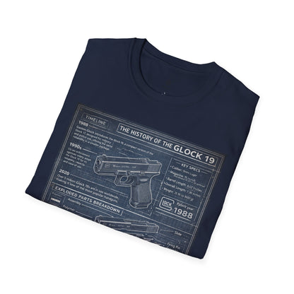 Glock 19 Blueprint T-Shirt
