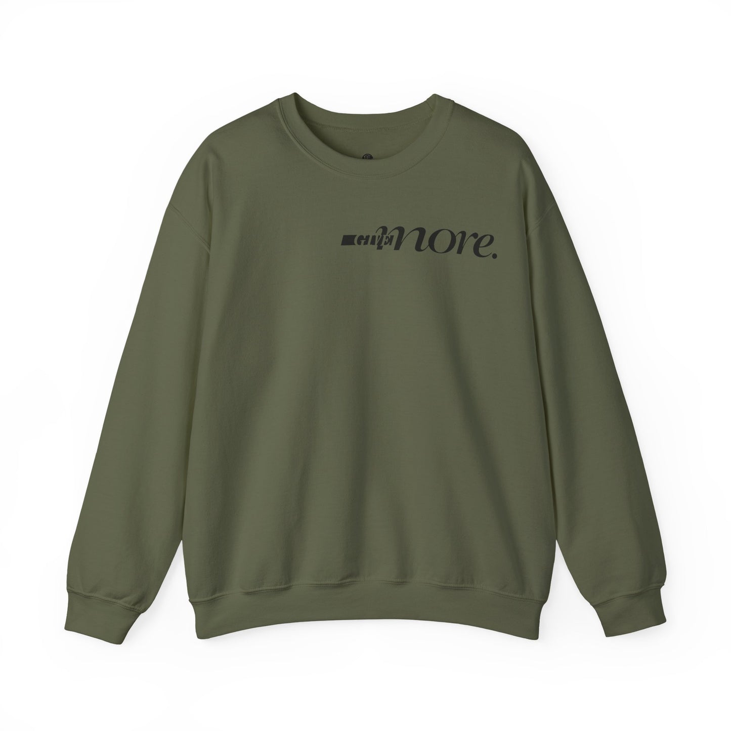 Minimal "Give More."  Crewneck Sweatshirt