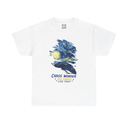 Chase Wonder 'Live Fully' Starry Night Graphic Tee