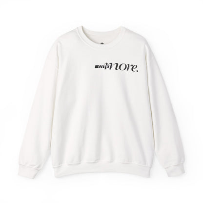 Minimal "Give More."  Crewneck Sweatshirt