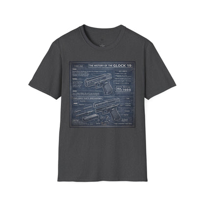 Glock 19 Blueprint T-Shirt