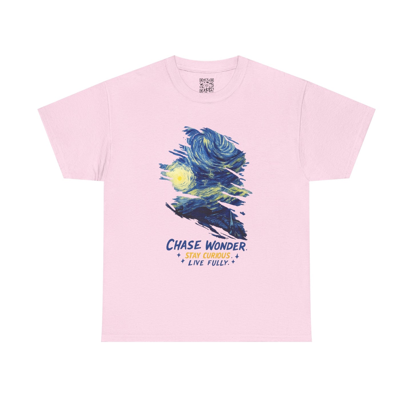 Chase Wonder 'Live Fully' Starry Night Graphic Tee