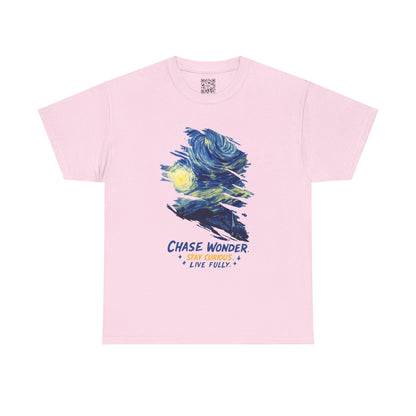 Chase Wonder 'Live Fully' Starry Night Graphic Tee