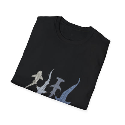 Shark Silhouette Tee - Coastal Ocean Wildlife Graphic T-Shirt