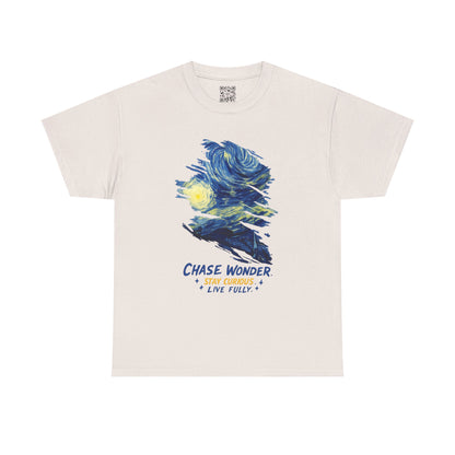Chase Wonder 'Live Fully' Starry Night Graphic Tee