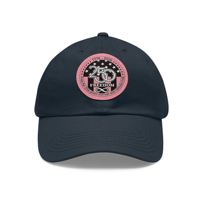 Freedom 250 Leather Patch Dad Hat