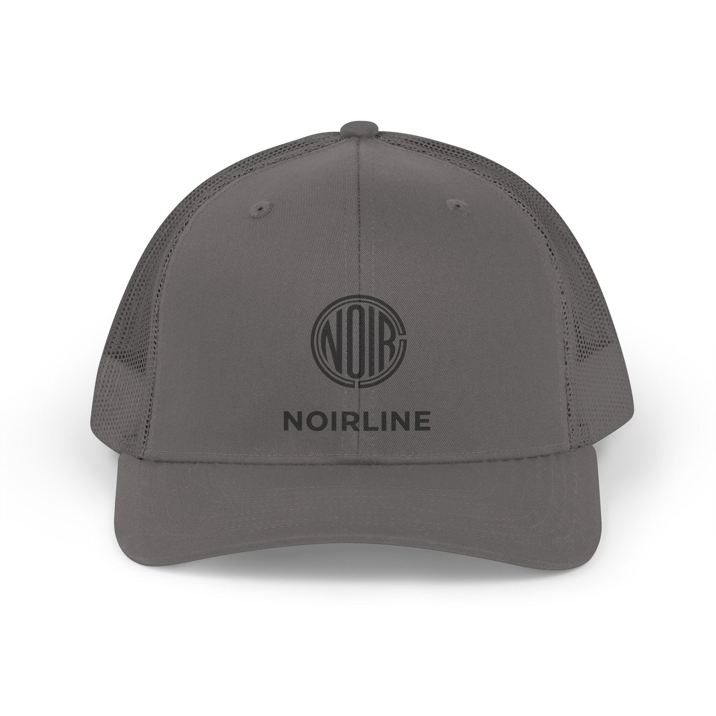 Retro Trucker Hat — NoirLine Embroidered Mesh Cap