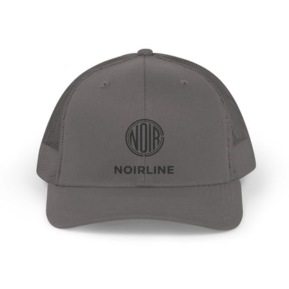 Retro Trucker Hat — NoirLine Embroidered Mesh Cap