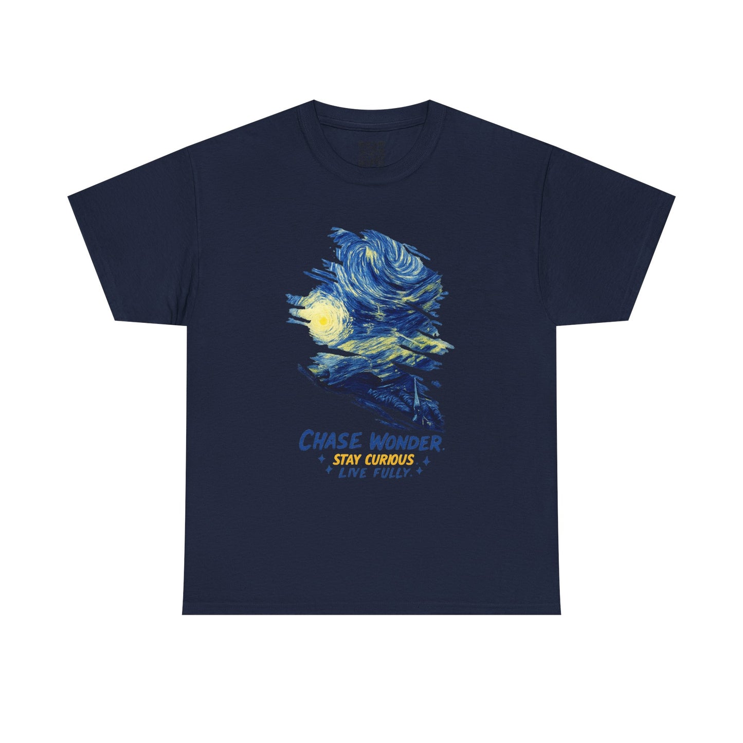 Chase Wonder 'Live Fully' Starry Night Graphic Tee