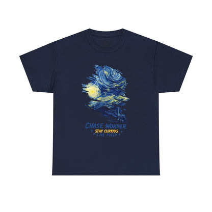 Chase Wonder 'Live Fully' Starry Night Graphic Tee
