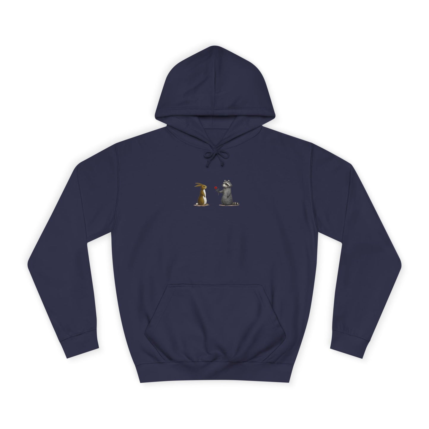 Cute Pet Silhouette Pullover Minimal Hoodie