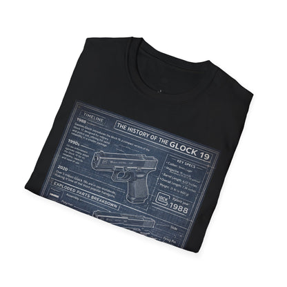Glock 19 Blueprint T-Shirt