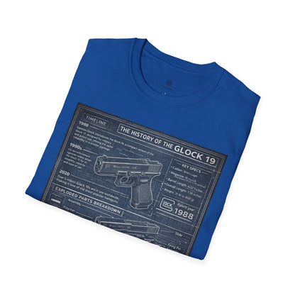 Glock 19 Blueprint T-Shirt