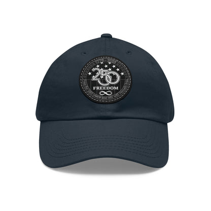 Freedom 250 Leather Patch Dad Hat