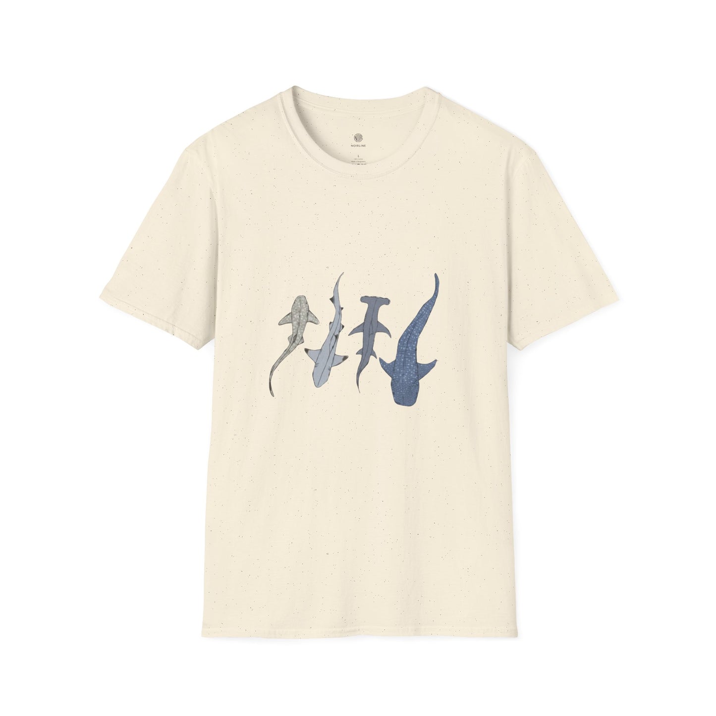 Shark Silhouette Tee - Coastal Ocean Wildlife Graphic T-Shirt