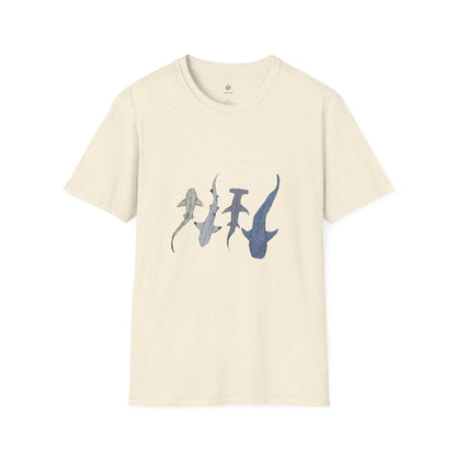 Shark Silhouette Tee - Coastal Ocean Wildlife Graphic T-Shirt