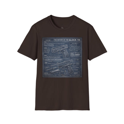 Glock 19 Blueprint T-Shirt