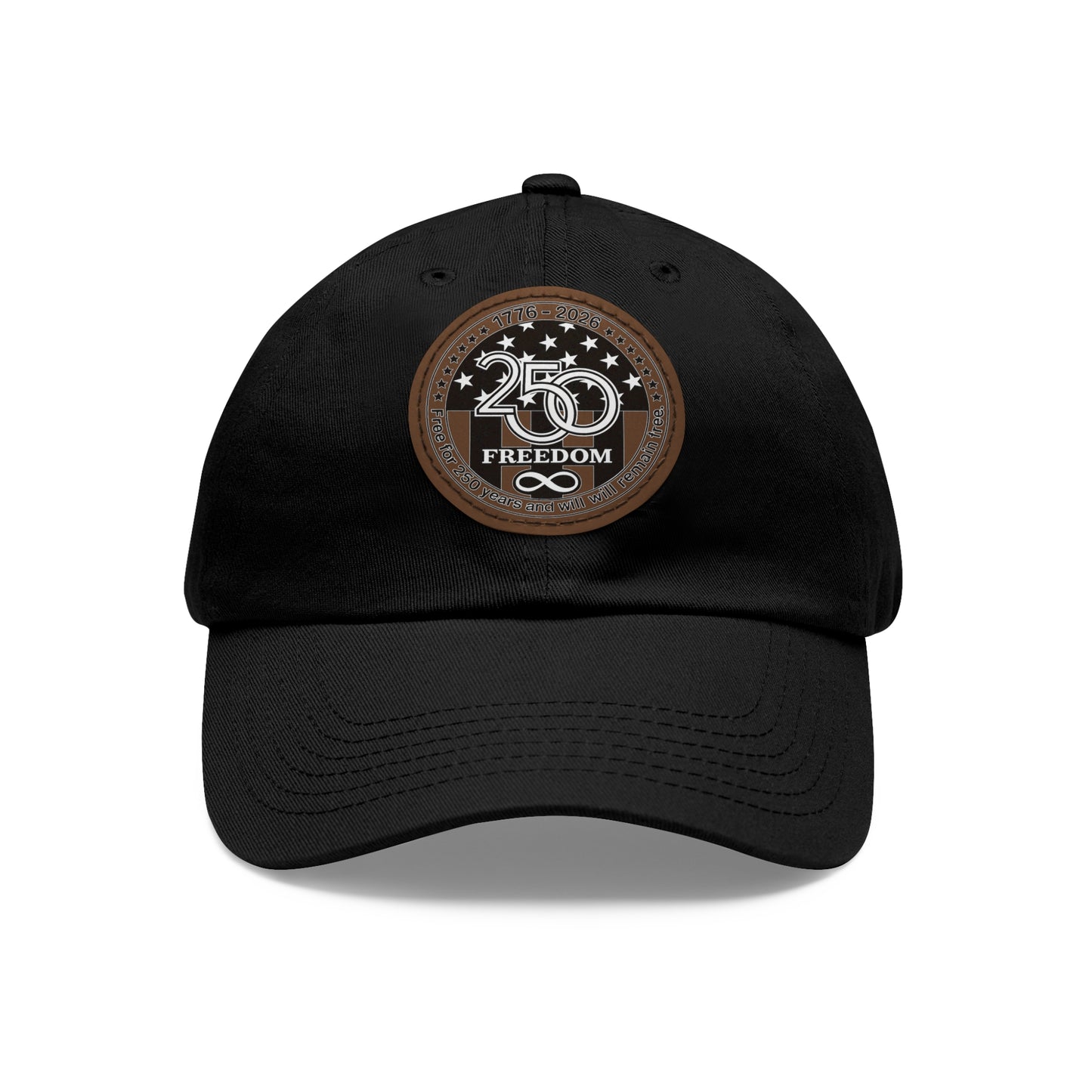 Freedom 250 Leather Patch Dad Hat