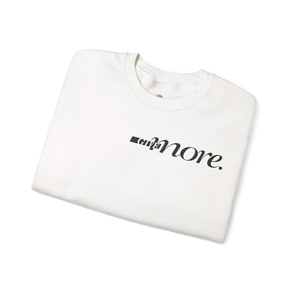 Minimal "Give More."  Crewneck Sweatshirt