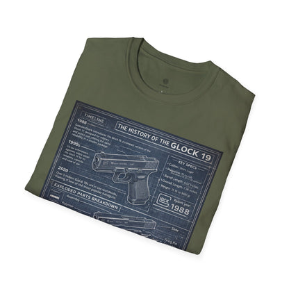 Glock 19 Blueprint T-Shirt