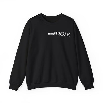 Minimal "Give More."  Crewneck Sweatshirt