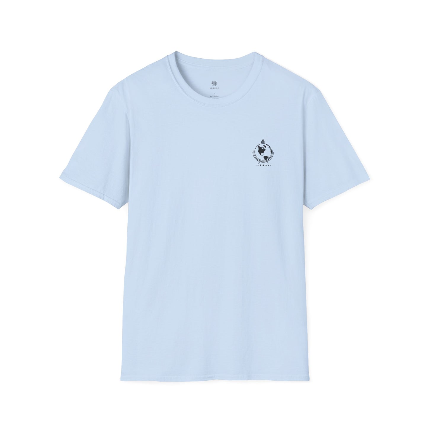 Helldriver Lucy Liberty T-Shirt — Retro Watersport Illustration ("Live Fast, Stay Salty")
