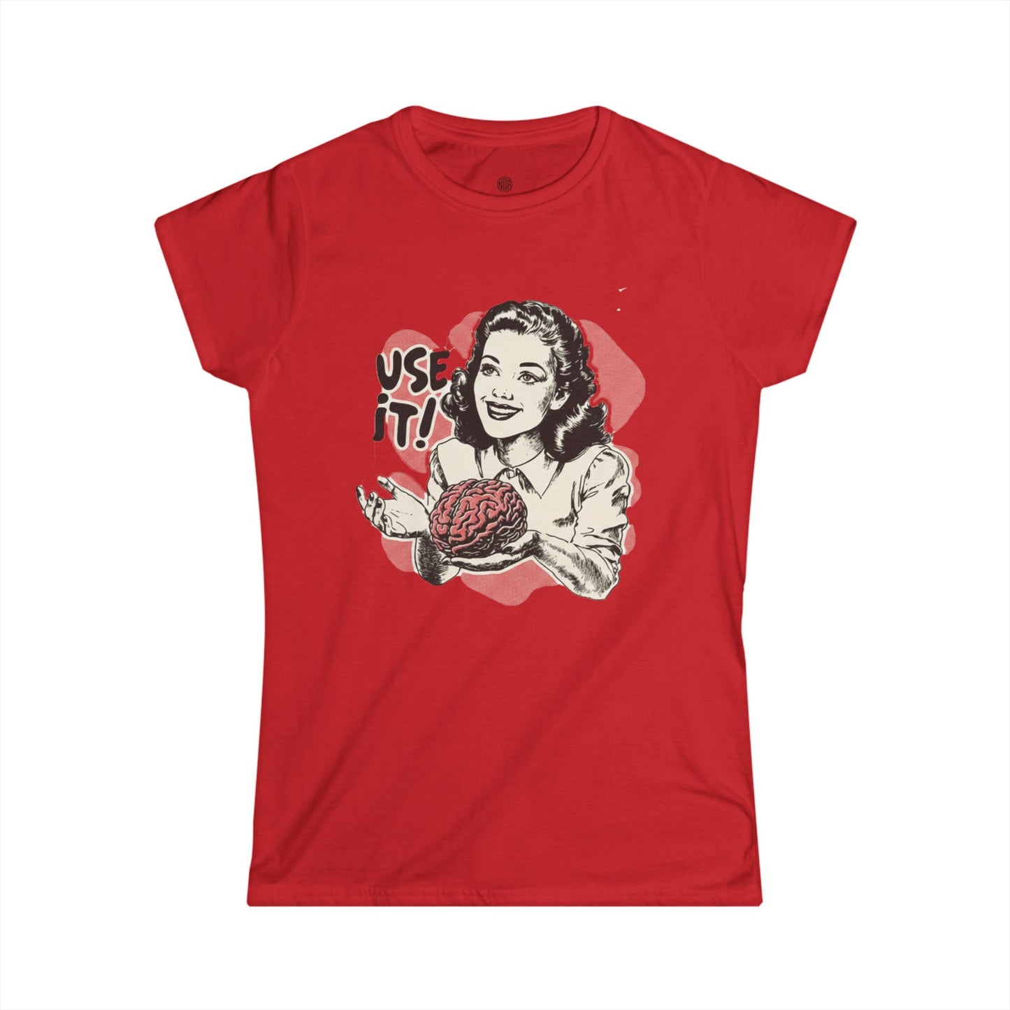 Women's Tee — Retro 'Use It!' Knitting Graphic T-Shirt