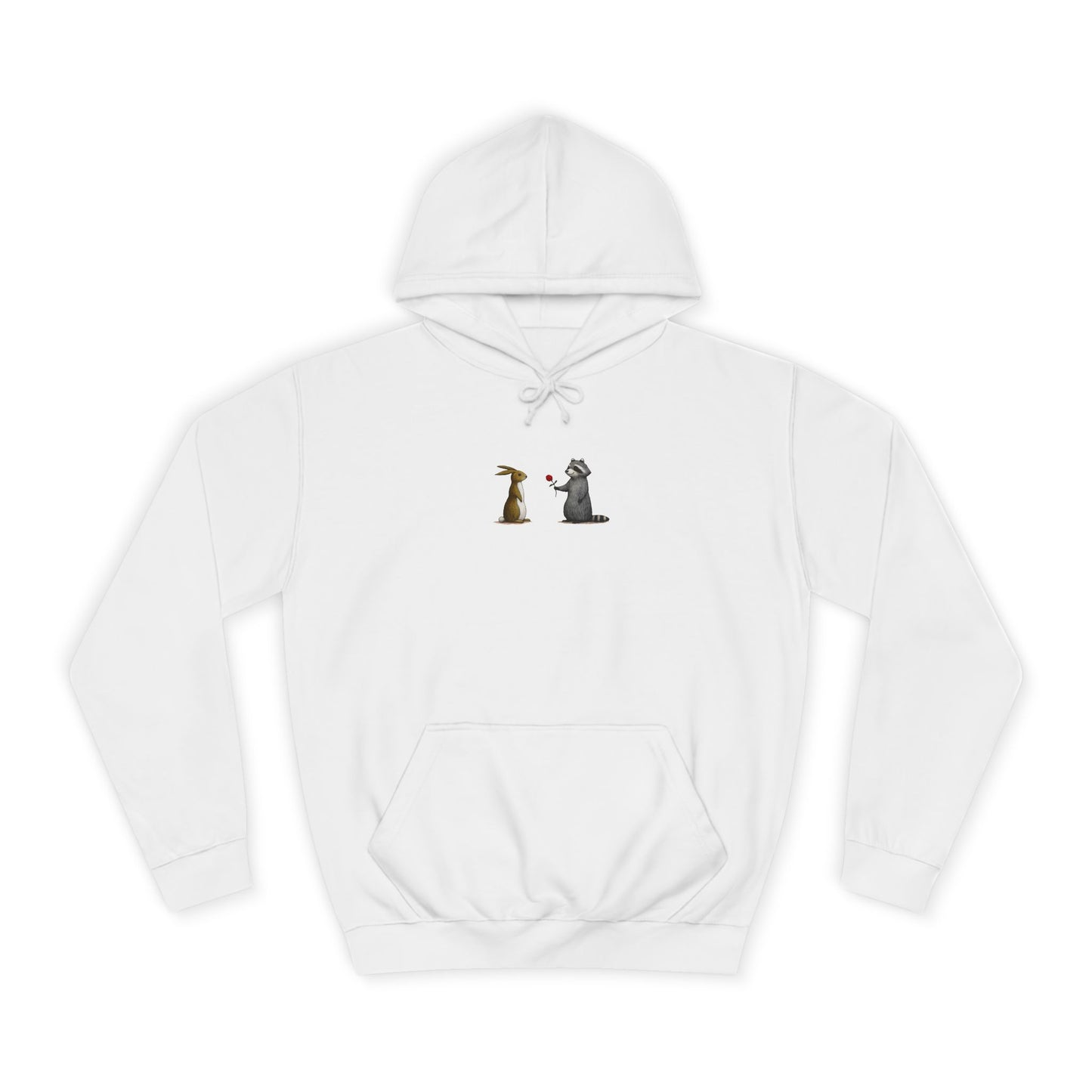 Cute Pet Silhouette Pullover Minimal Hoodie