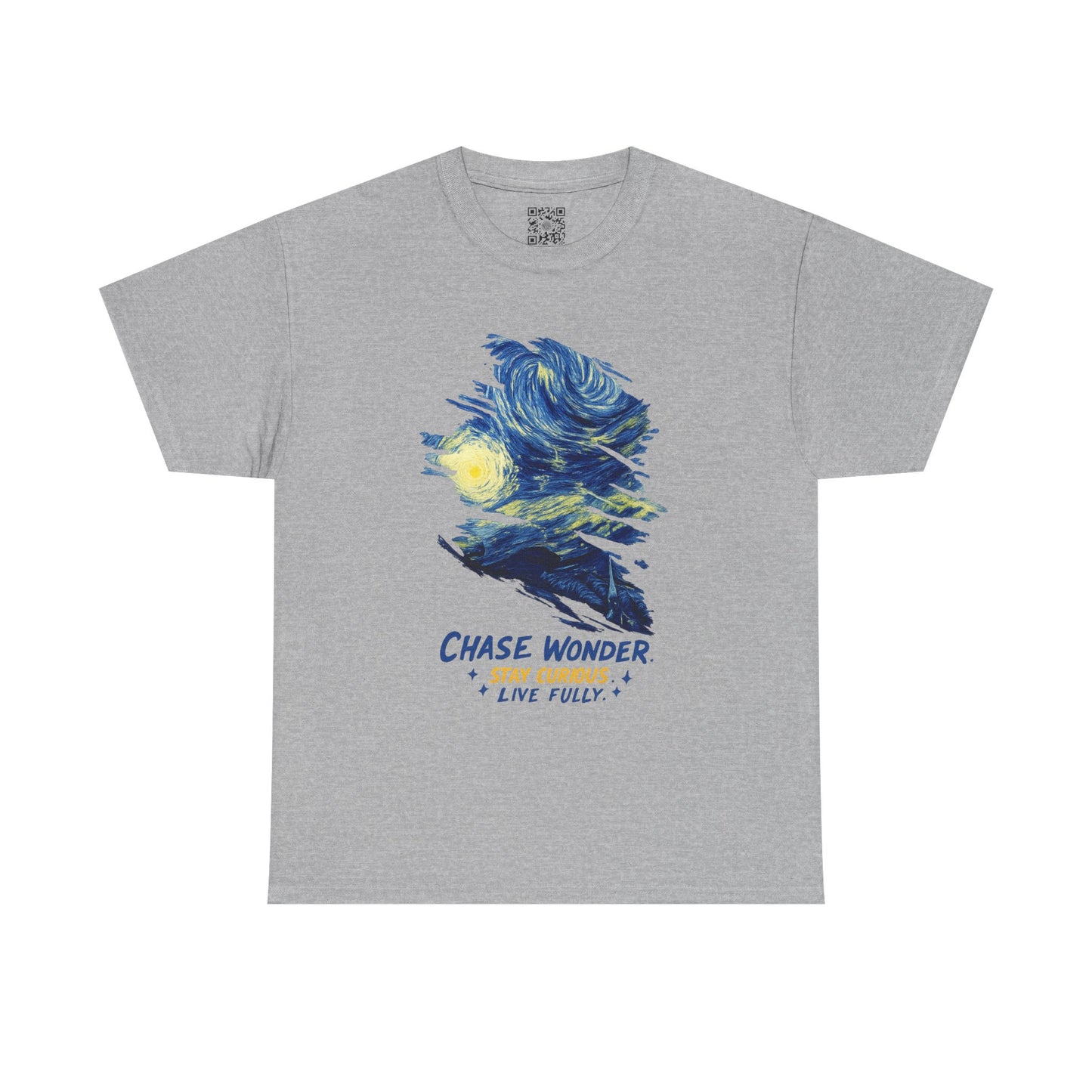 Chase Wonder 'Live Fully' Starry Night Graphic Tee