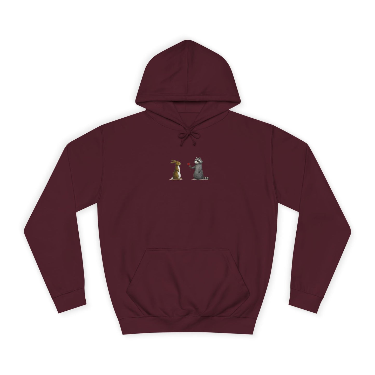 Cute Pet Silhouette Pullover Minimal Hoodie