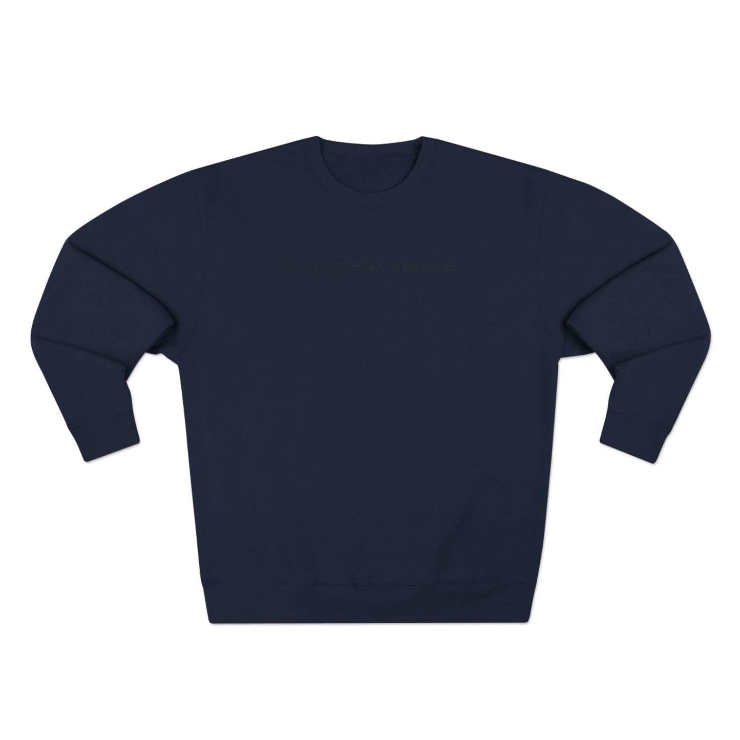 Porsche Pink Poster Crewneck Sweatshirt — "Every curve has a purpose"