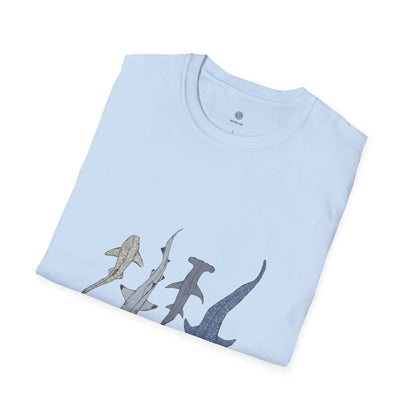 Shark Silhouette Tee - Coastal Ocean Wildlife Graphic T-Shirt