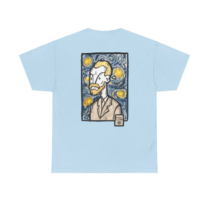 Van Gogh Starry Night Portrait T-Shirt