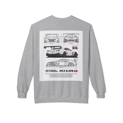 NISMO GT-R Illustration Crewneck Sweatshirt — "I don't chase trophies, I chase the feeling"